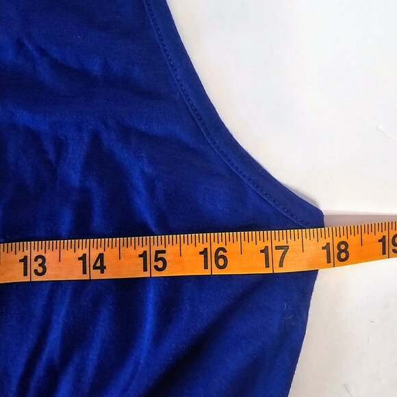 Y2K EMERALD SURPLICE ROMPER ROYAL BLUE KNIT CHEVRON SHORT SZ L 3" INSEAM - Picture 9 of 11